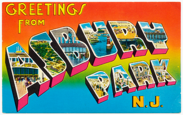 Eine Karte mit darauf geschriebenem Text.